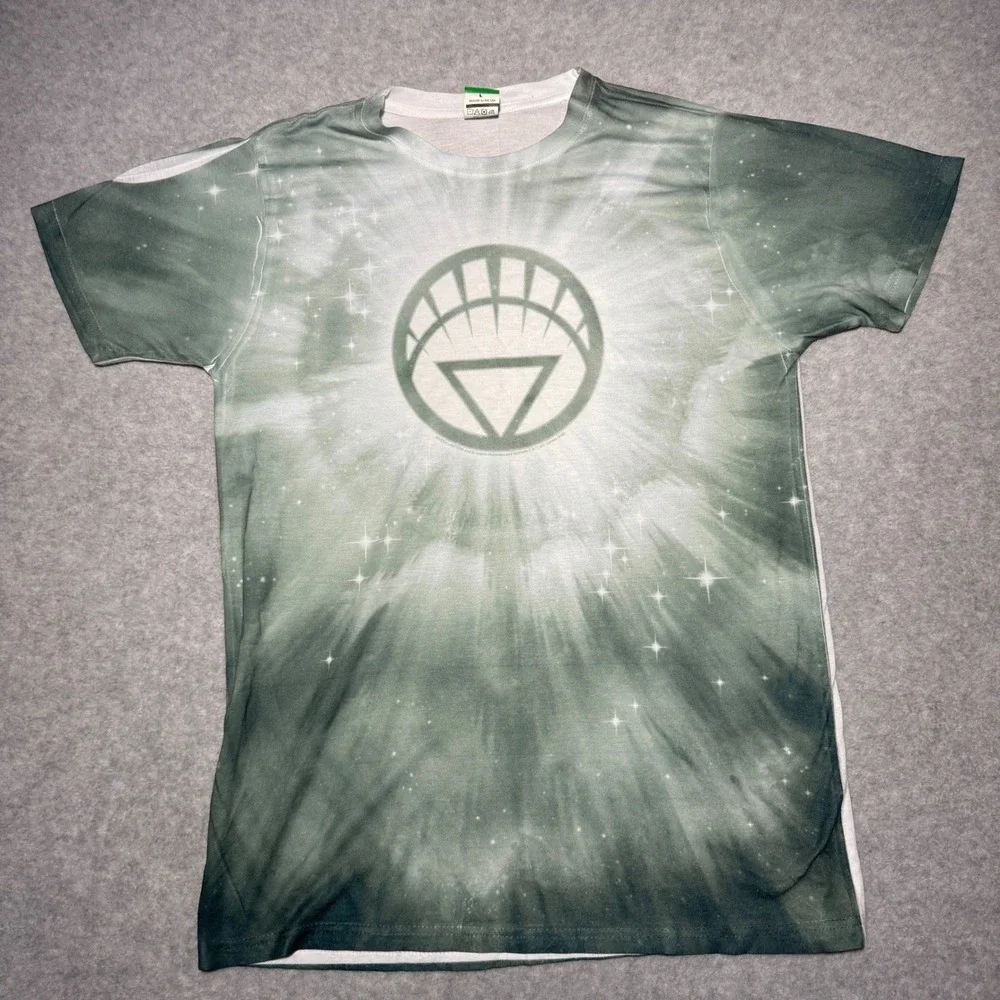 DC Comics Green Lantern White Lantern Corps Sublimated T-Shirt Green‎ White L
